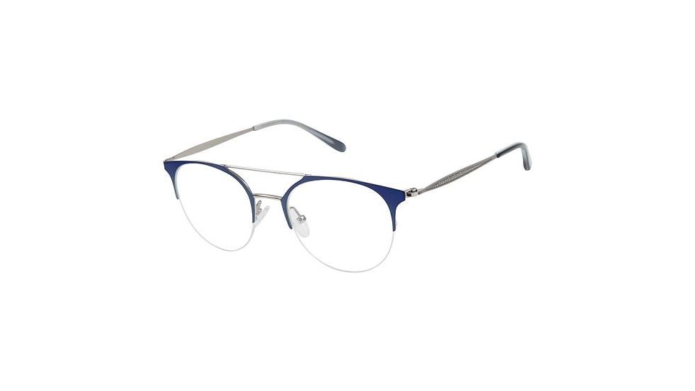 Champion Eyes CU1002H Eyeglass Frames - Frame NAVY/SILVER CU1002H03