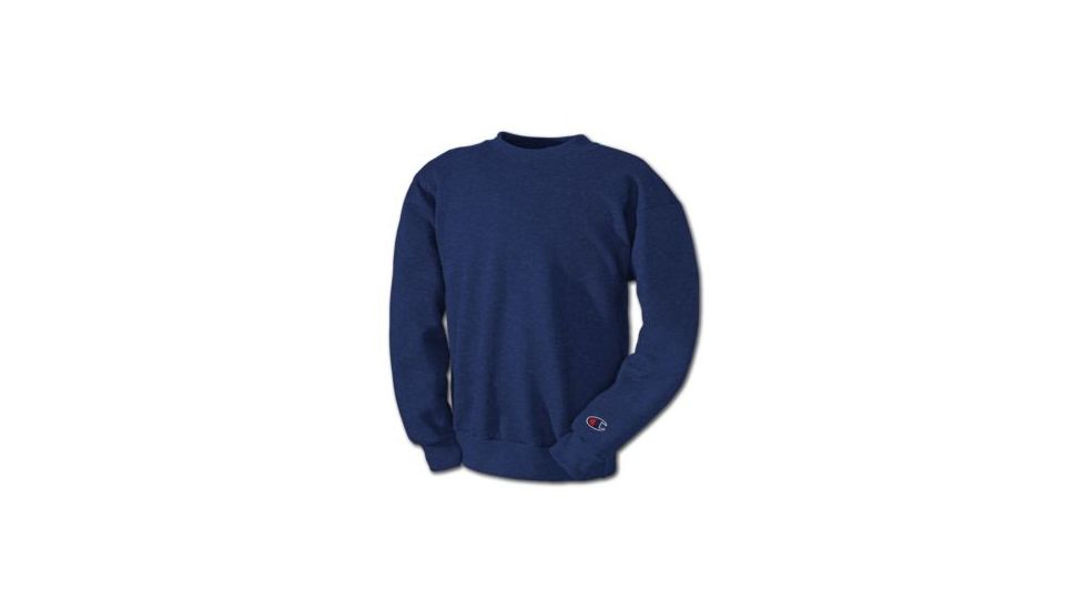 Champion Mens Powerblend Eco Fleece Crew Sweatshirt, Navy Heather, Extra Large S600 XL N2