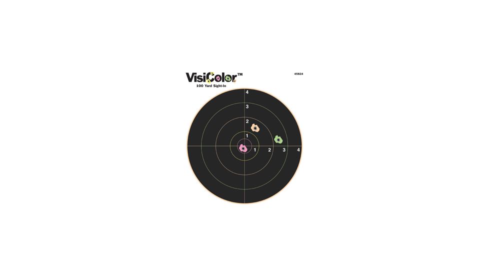 Champion Targets Multi-Colored Impact High Visibility 8inch Paper Target - Pack of 10 - 45824 
