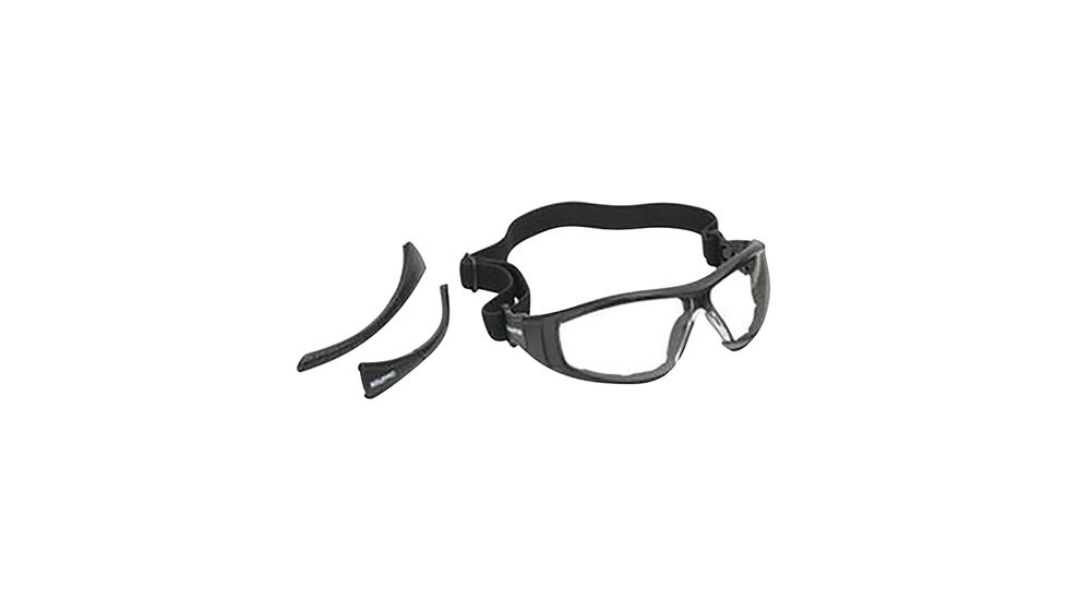 Champion Traps and Targets Closed Frame Glasses/Googles Black Frame Clear Lens