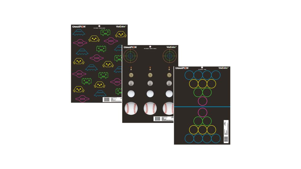 Champion Traps and Targets VisiColor Fun Games 12 Per Package, 45830