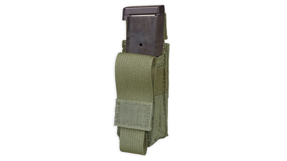 Chase Tactical Single Pistol Mag Pouch, Ranger Green, One Size, NSN NONE, CT-20PMP1-RG
