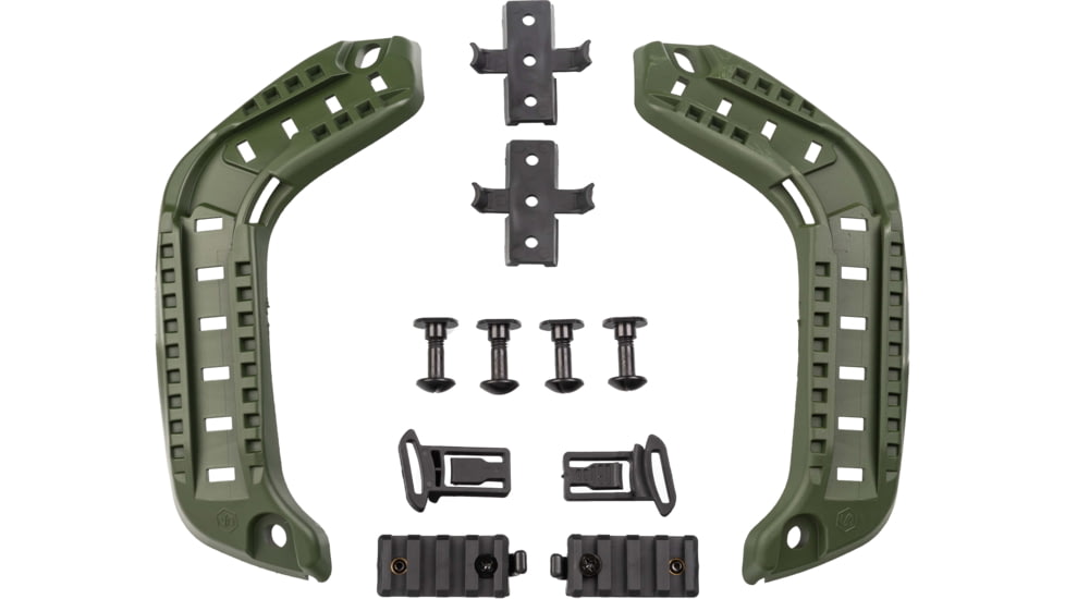 Chase Tactical Striker Series Ach-Arc Rail System w/Picatinny And Assembly, Od Green, CT-STRIKER-423