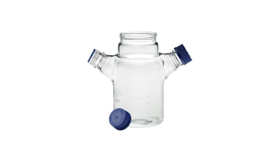 Chemglass Flask Spinner Flat Btm 8l CLS-1400-8L, Unit EA