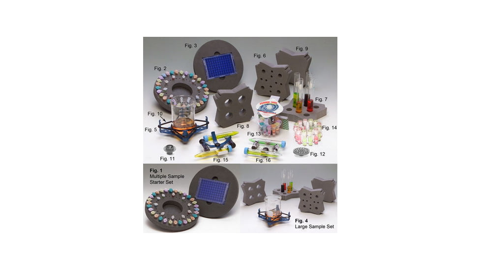 Chemglass Holder Veritcal 12-15ml Tubes CLS-4891-030, Unit EA