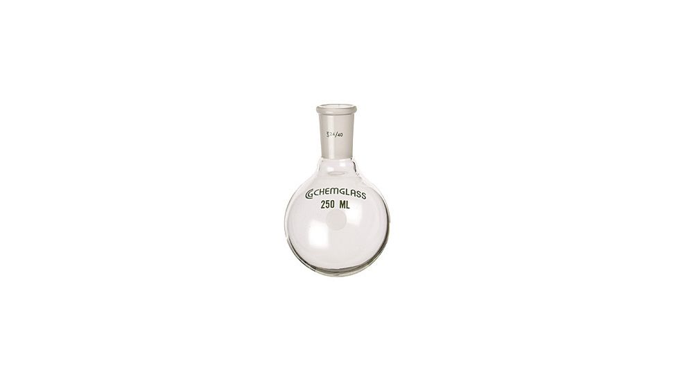 Chemglass Round-Bottom Boiling Flasks, Heavy Wall, Chemglass CG-1506-89