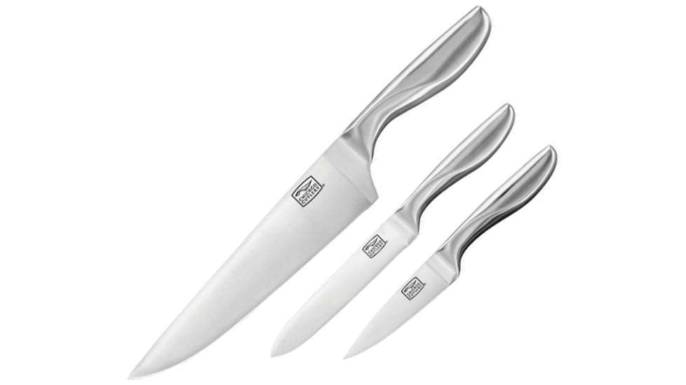 Chicago Cutlery Clybourn Kitchen Set Knife, Brushed stainless handle, 1132343