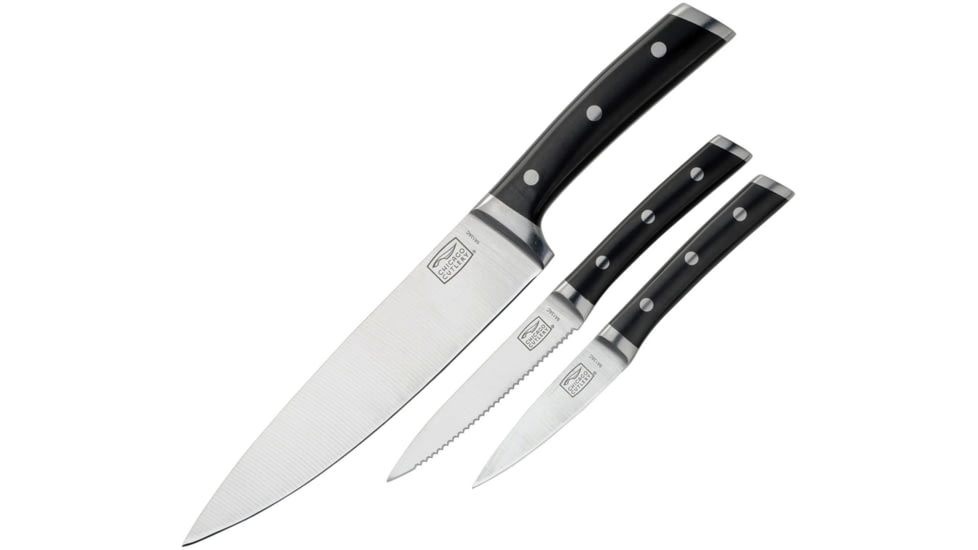 Chicago Cutlery Damen 3pc Set Knife, Black polymer handle, 1109815