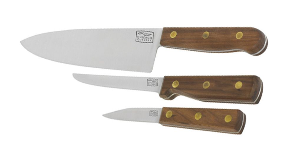Chicago Cutlery Walnut Tradition 3-Piece Knife Set C13305
