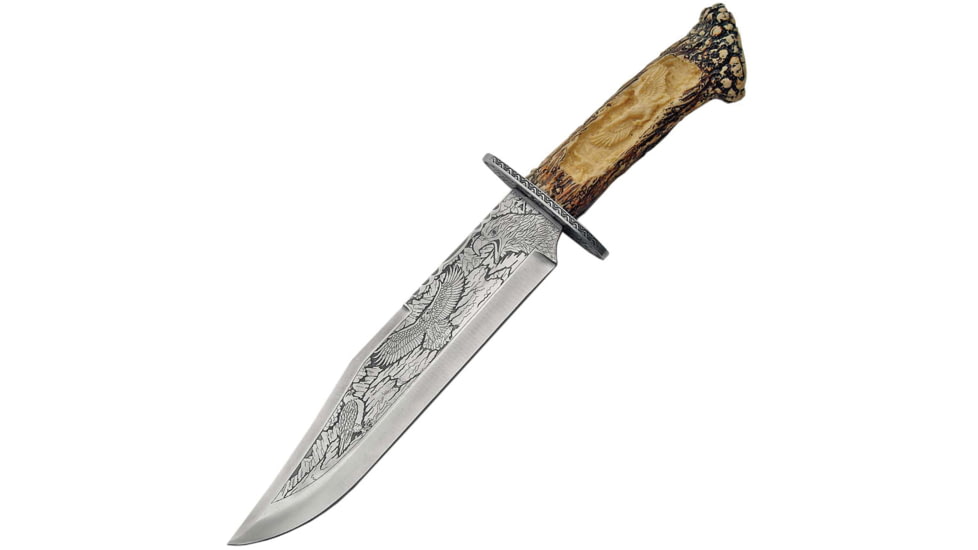 China Made Bowie Knife w Display Eagle, CN211165EG