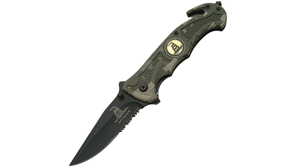 China Made Dont Tread On Me Linerlock Knife, 300244CM