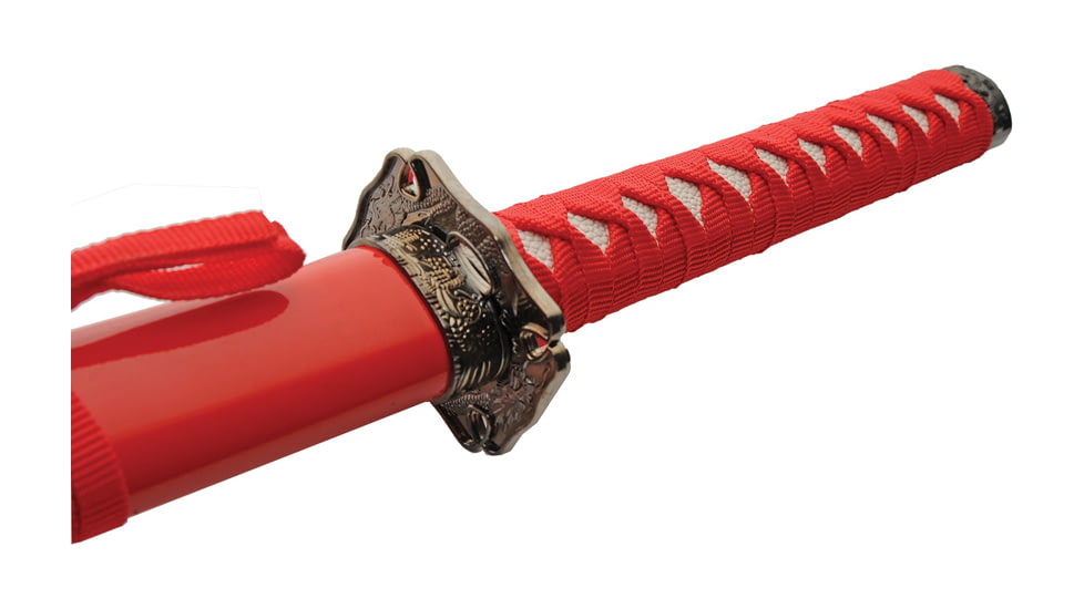 China Made Gold Dragon Samurai Red, CN927030RD