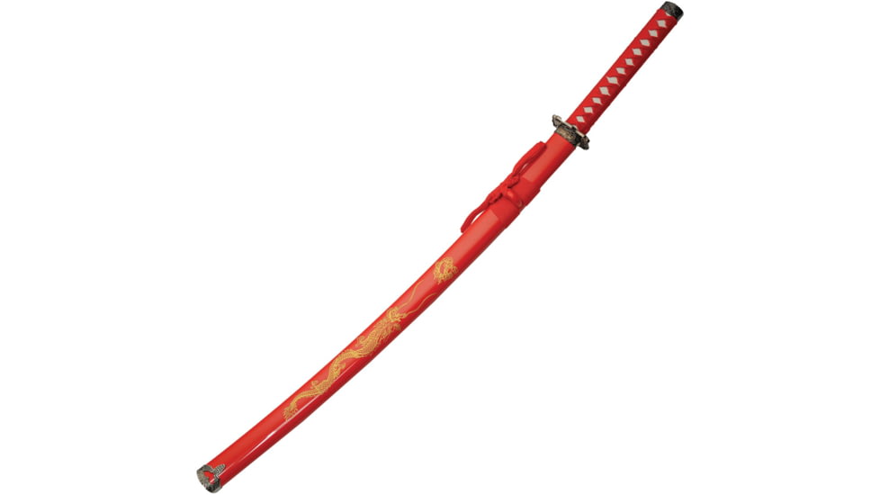 China Made Gold Dragon Samurai Red, CN927030RD
