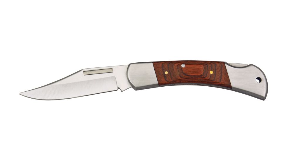 China Made Lockback Blade with Brown Pakkawood Handle CN2108264