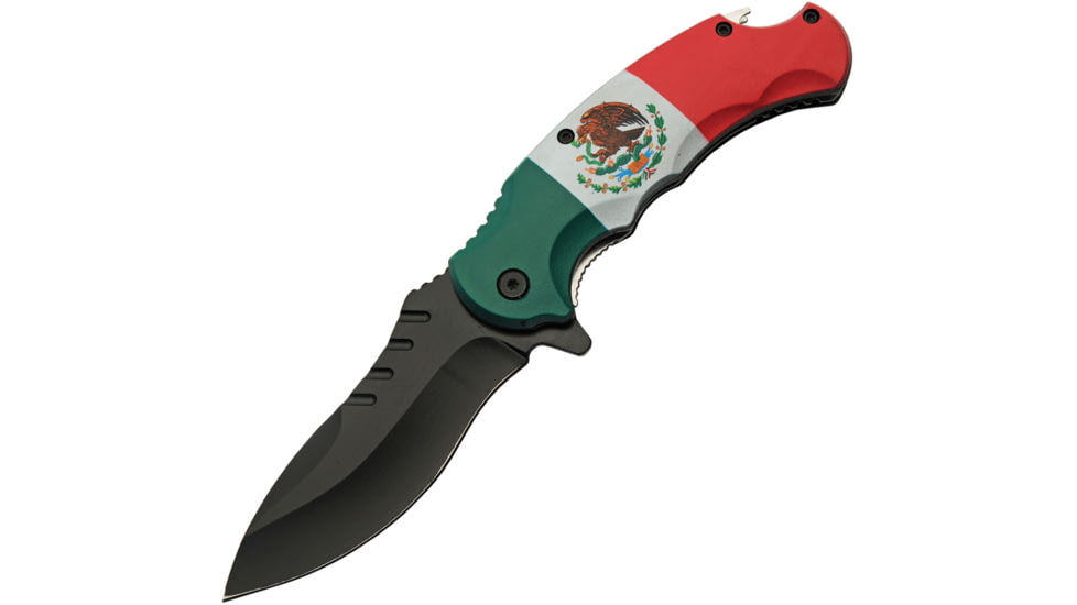 China Made Mexican Flag Linerlock A/O
