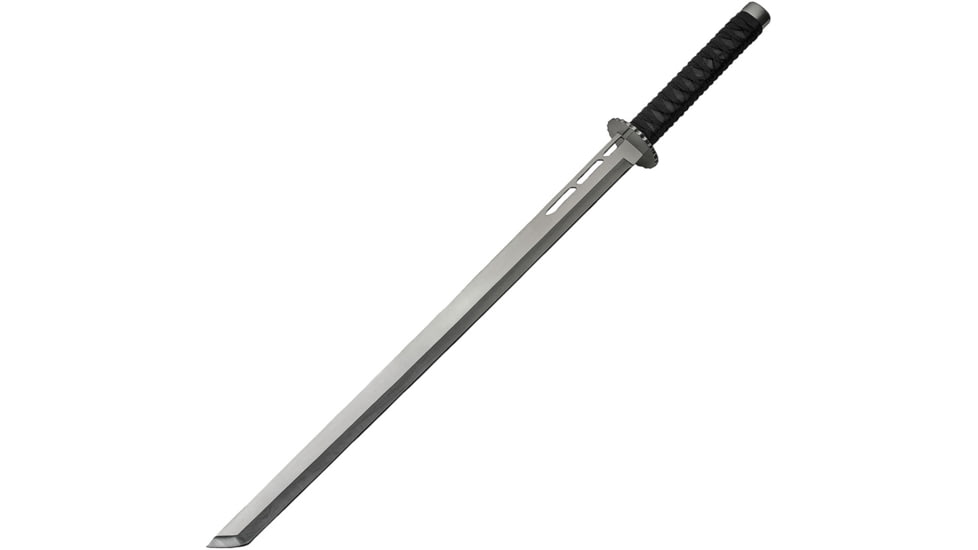China Made Ninja Sword, 21 420 stainless tanto blade, Black cord wrapped handle, 926940