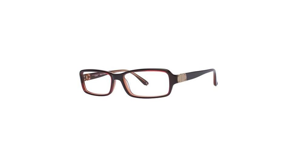 Chloe CL1194 Bifocal Prescription Eyeglasses - Frame Red/Brick, Size 53/14mm CL119402