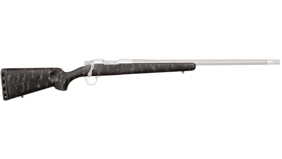 Christensen Arms Aerograde Carbon Fiber Sporter Stock, Long Action, Black/Gray Webbing, 810-00003-02