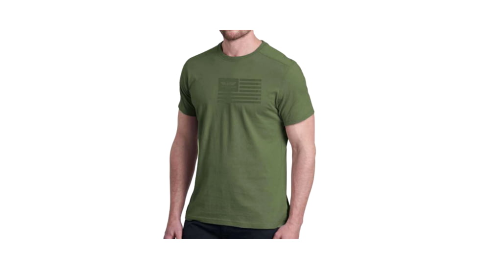 Christensen Arms Barrel Flag Tonal SS Tee - Mens, Olive, 3X, 730-CA074-40-00-200-07