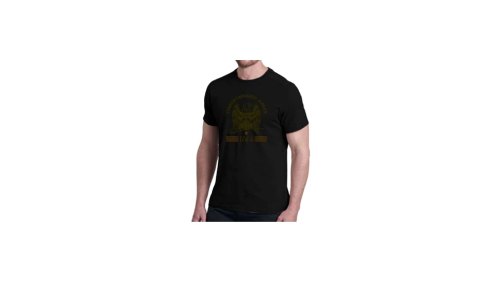 Christensen Arms Classic Eagle SS Tee - Men's, Black, 4X, 730-CA062-40-00-000-08