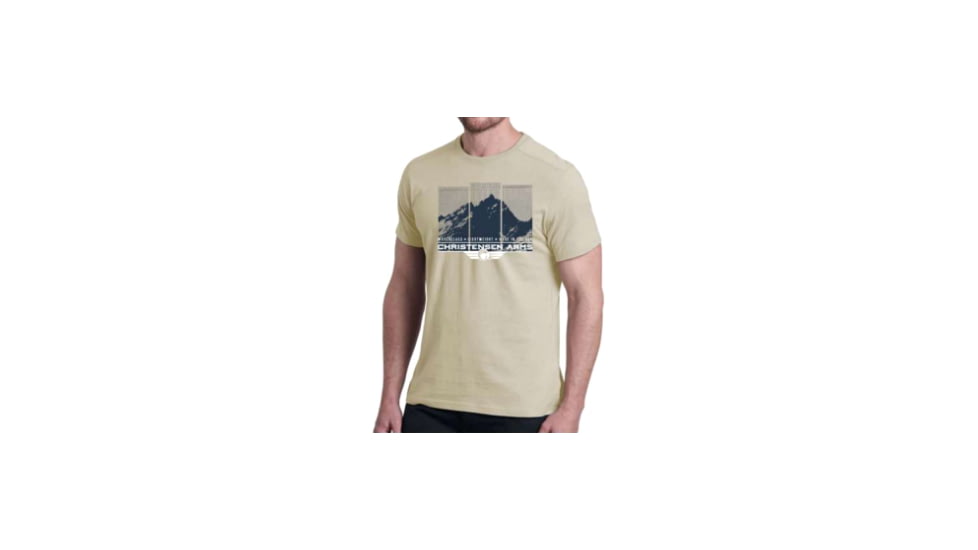 Christensen Arms Mountain Half-Tone SS Tee - Mens, Sand, 4X, 730-CA060-40-00-604-08