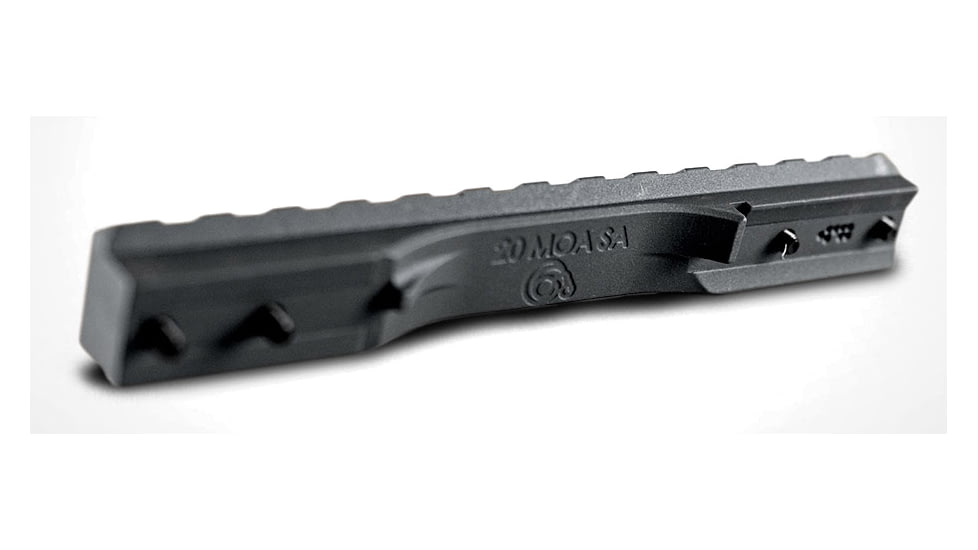 Christensen Arms One Piece Scope Base, Standard Remington 700 Action, Short, Zero, Black, Medium, 810-00012-00