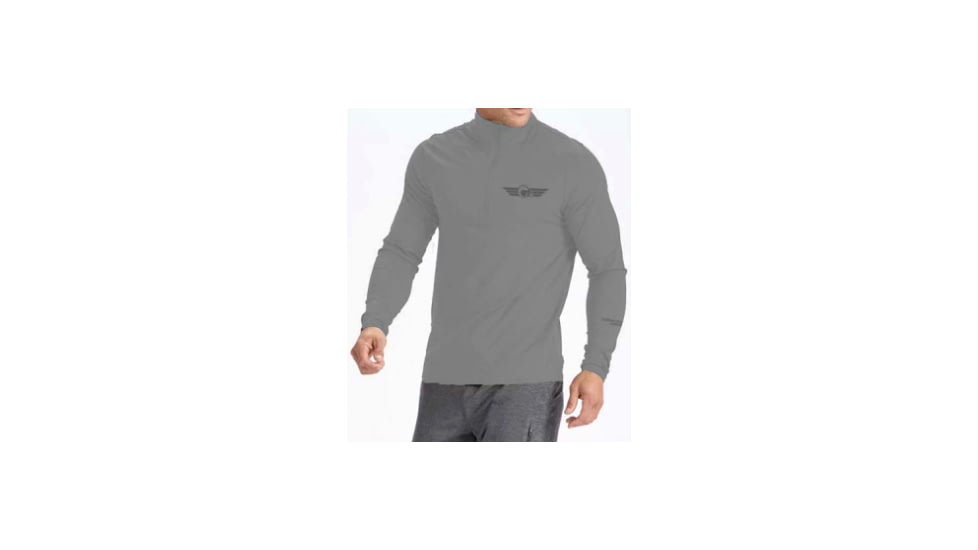 Christensen Arms Ram Logo Performance 1/4 Zip Pullover - Mens, Carbon, 2X, 730-CA095-70-00-103-06