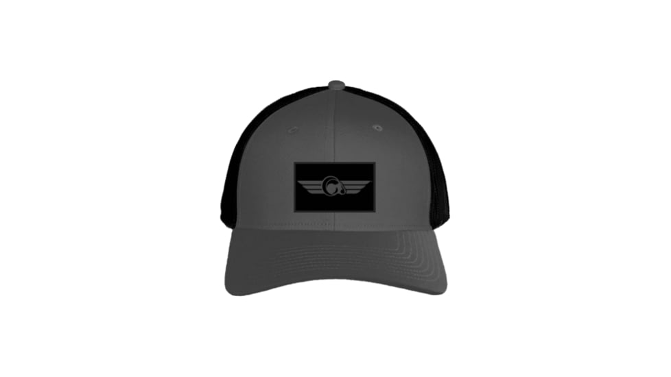 Christensen Arms Ram Logo Velcro Trucker - Mens, Dark Gray, OSFM, 730-CAH28-00-02-106-00