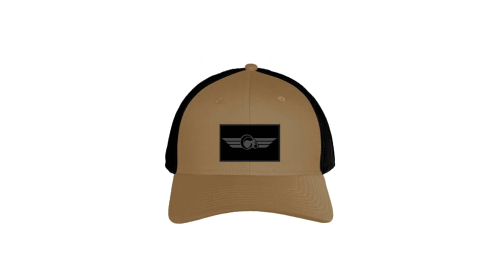 Christensen Arms Ram Logo Velcro Trucker - Mens, Dark Khaki, OSFM, 730-CAH28-00-02-600-00