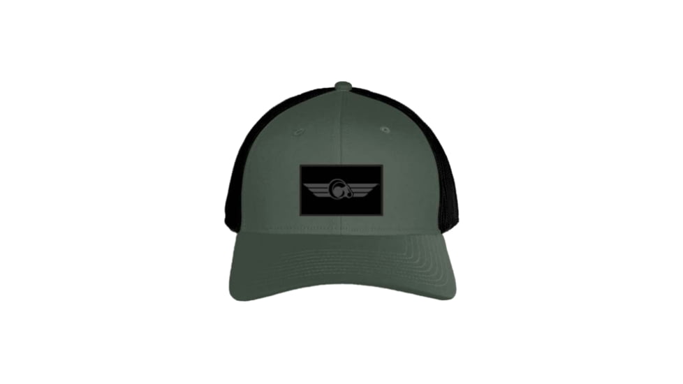 Christensen Arms Ram Logo Velcro Trucker - Mens, Olive, OSFM, 730-CAH28-00-02-200-00