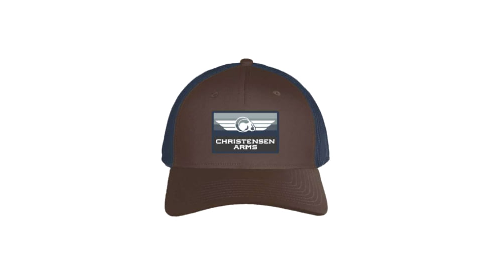 Christensen Arms Ram Wordmark Gradient Trucker - Mens, Espresso, OSFM, 730-CAH12-00-02-502-00