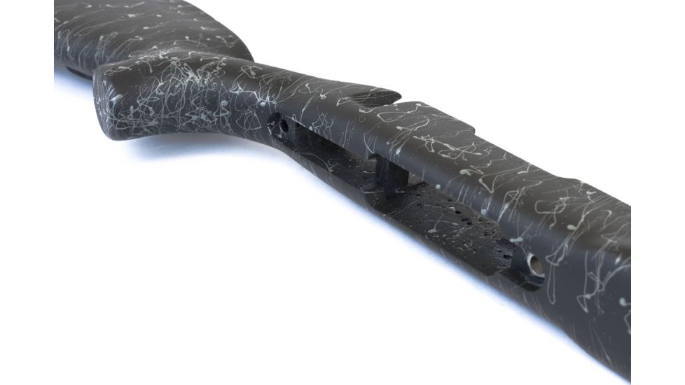 Christensen Arms Rogue Monte Carlo Carbon Right Hand Carbon Sporter Channel Rifle Stock, Black/Gray, Short Action CA11154-1-2-1-12