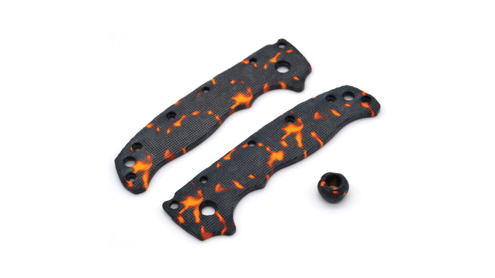 Chroma Scales AD20.5 Lava Handle Scales, Textured Nylon PA12, 1005-0012-001-GA