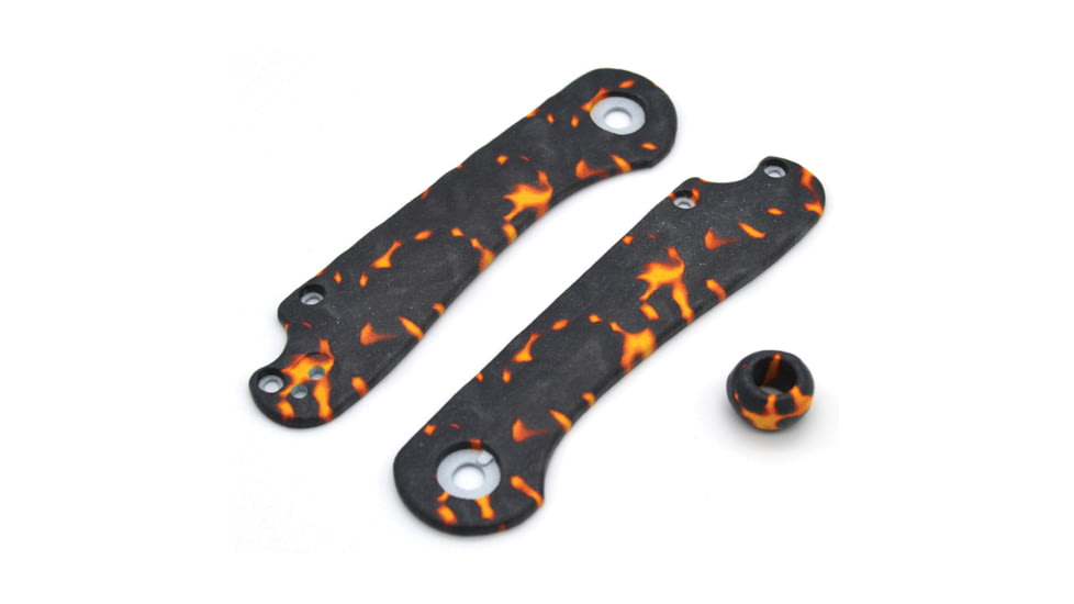 Chroma Scales Elementum Lava Handle Scales, Textured Nylon PA12, 1004-0012-001-BA