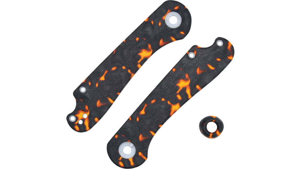 Chroma Scales Elementum Lava Handle Scales, Textured Nylon PA12, 1004-0012-001-BA