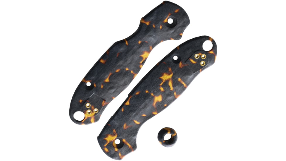 Chroma Scales Para 3 Lava Handle Scales, Textured Nylon PA12, 1003-0012-001-GA