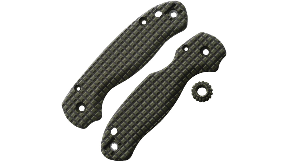 Chroma Scales Para 3 LW OD Green Frag Handle Scales, Textured Nylon PA12, 1002-0030-008-GA