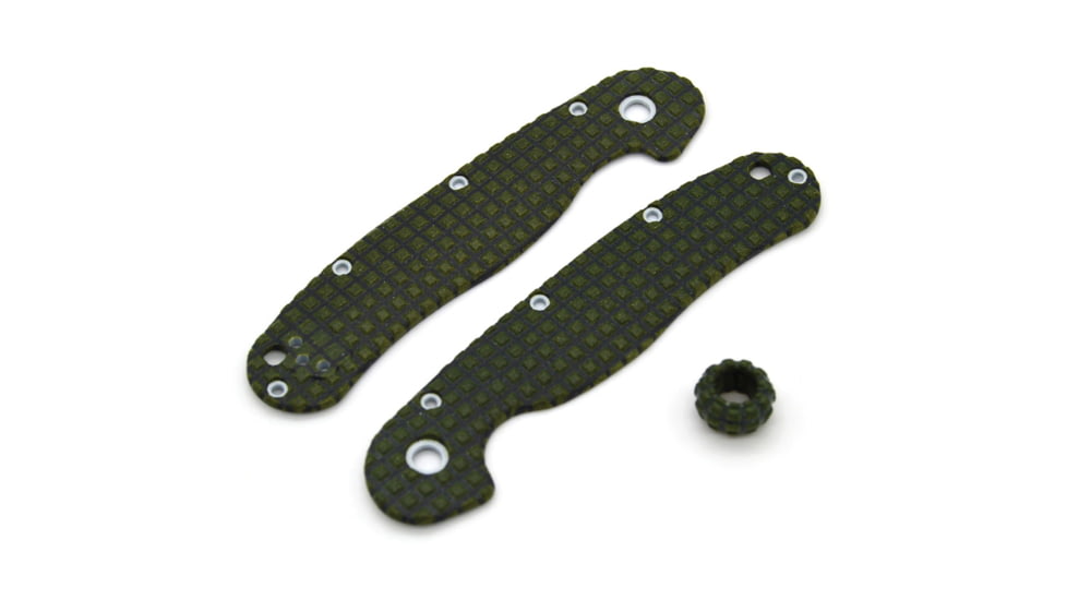 Chroma Scales RAT II OD Green Frag Handle Scales, Textured Nylon PA12, 1006-0030-008-GA