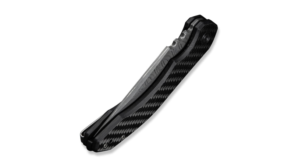 CIVIVI Bluetick Flipper Knife Carbon Fiber Overlay On Black G10 Handle