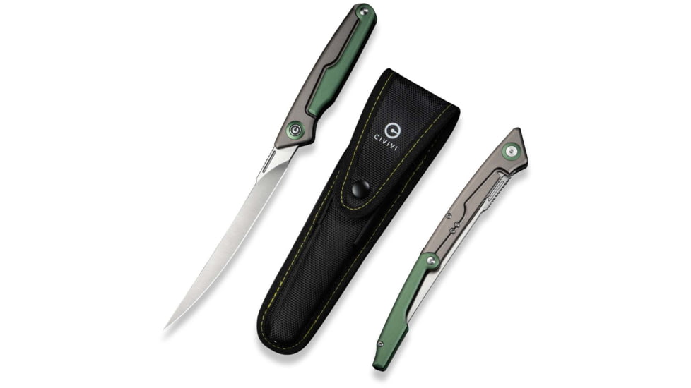 Civivi Knife Shawka 5.81 Grey Green Folding Fillet Knf