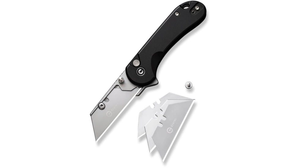 Civivi Utility Knife Elementum 2.26 Black W/3 Eb Clam Pack
