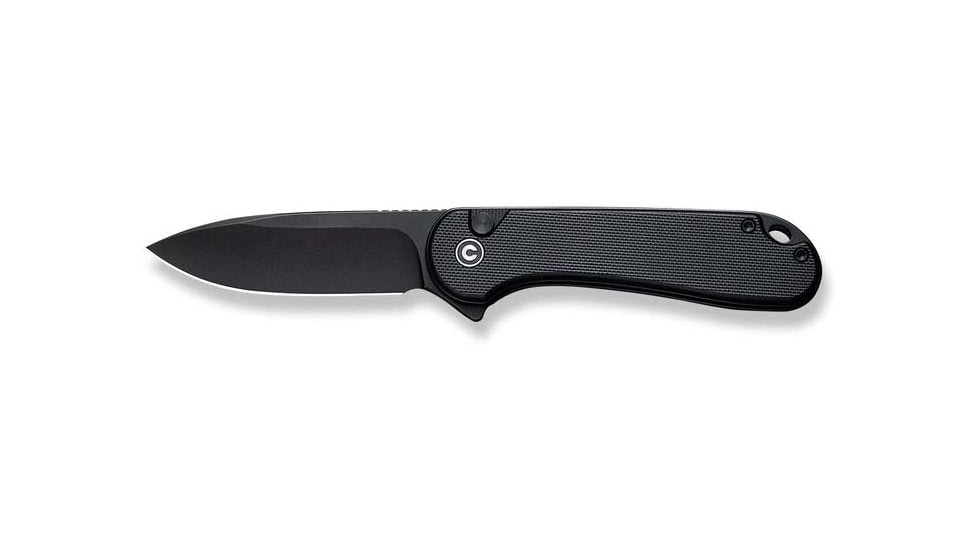 Civivi Knife Elementum Ii 2.96  G-10/blk Stonewash Clam Pack