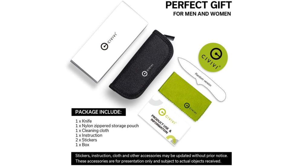 Civivi Knife Mini Praxis 2.98 Od Green G10/black Clam Pack