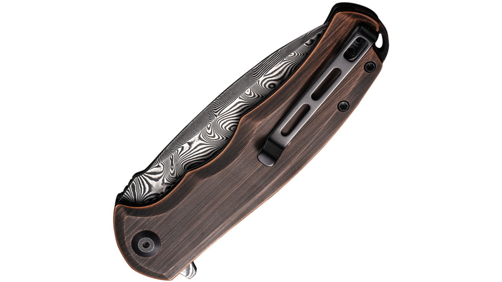 Civivi Knife Praxis 3.74'' Blk Hand Rubbed Copper/damascus