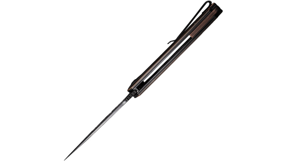 Civivi Knife Praxis 3.74'' Blk Hand Rubbed Copper/damascus