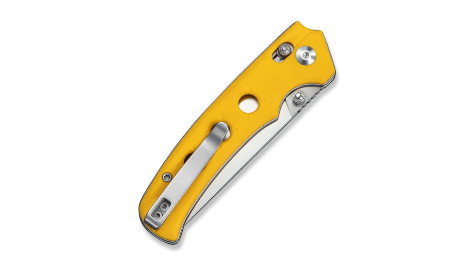 CIVIVI Noctis Thumb Stud &amp; Crossbar Lock Knife Yellow G10 Handle 2.98inch Satin Finished Nitro-v Blade