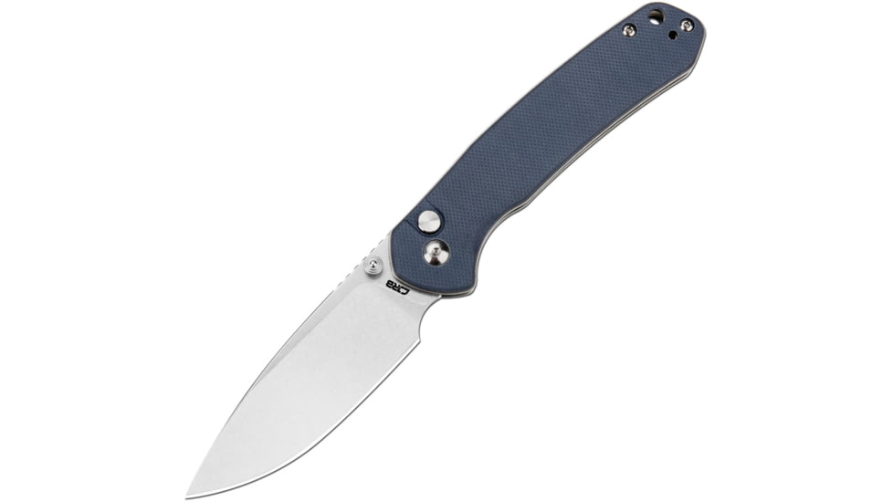CJRB Pyrite Button Lock Blue G10