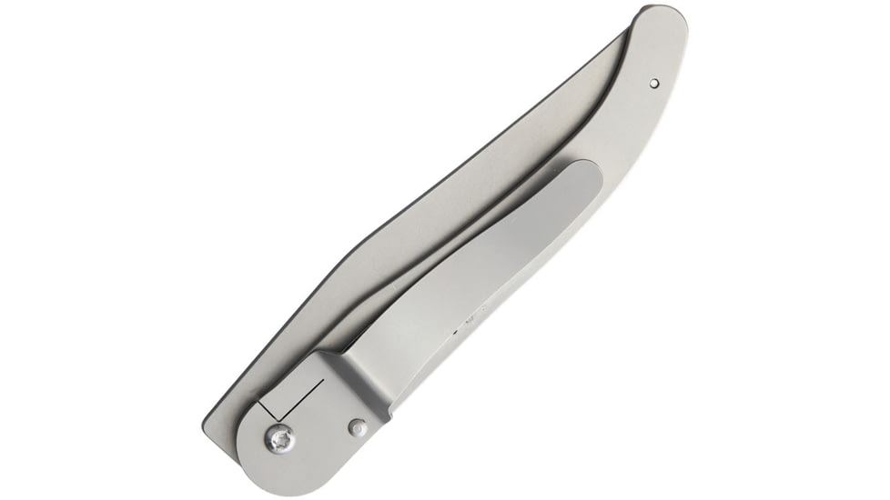 Claude Dozorme Laguiole Framelock Olive Wood Folding Knife, 3.5in Satin X50Crmov15 SS Clip Point Blade, Olive Wood Handle, Thumb Stud,, 1.60.142.89