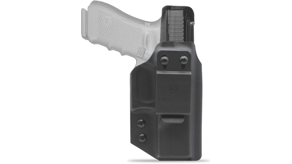 Clip &amp; Carry IWB Kydex Holster for the Glock 17, 22, 31, Black, Left-Handed, G17-BLK-L