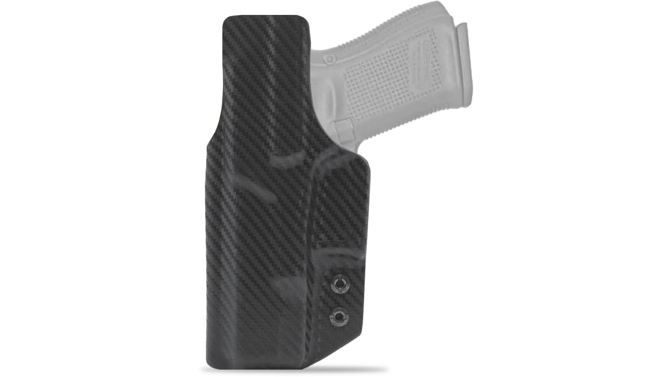 Clip &amp; Carry IWB Kydex Holster for the Glock 19, 19x, 23, 32, 44, Carbon Fiber Black, Right-Handed, G19-CF-BLK-R